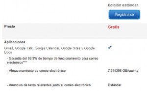 Google Apps Espanhol!