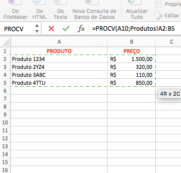 Como criar uma Ordem/Pedido de Compra no Excel