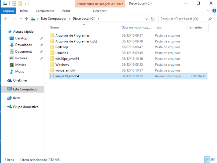 Criando o Windows PE (WinPE) no Windows 10