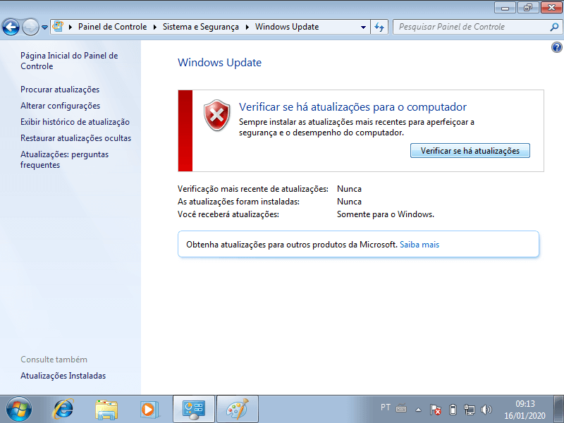 Atualizando o Windows 7 para o Windows 10