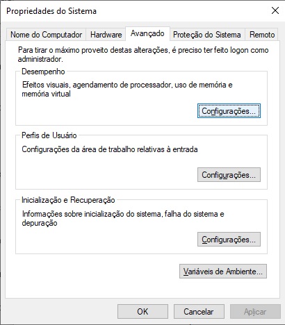 Otimização do Windows 10 para computador lento