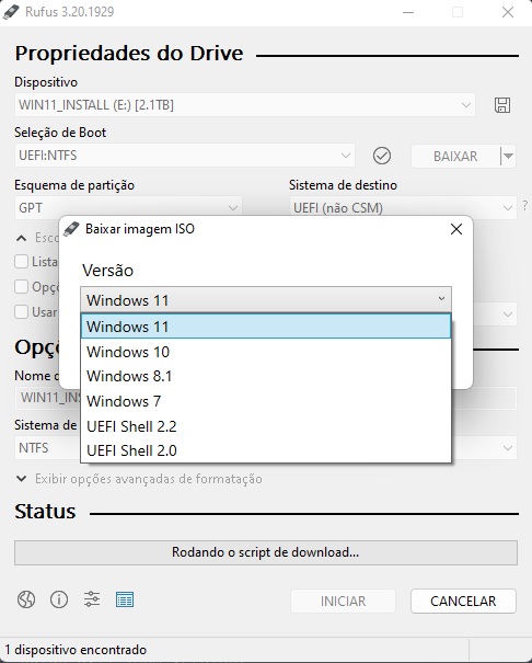 Como baixar ISO do Windows 11 e criar pen drive bootável com o sistema